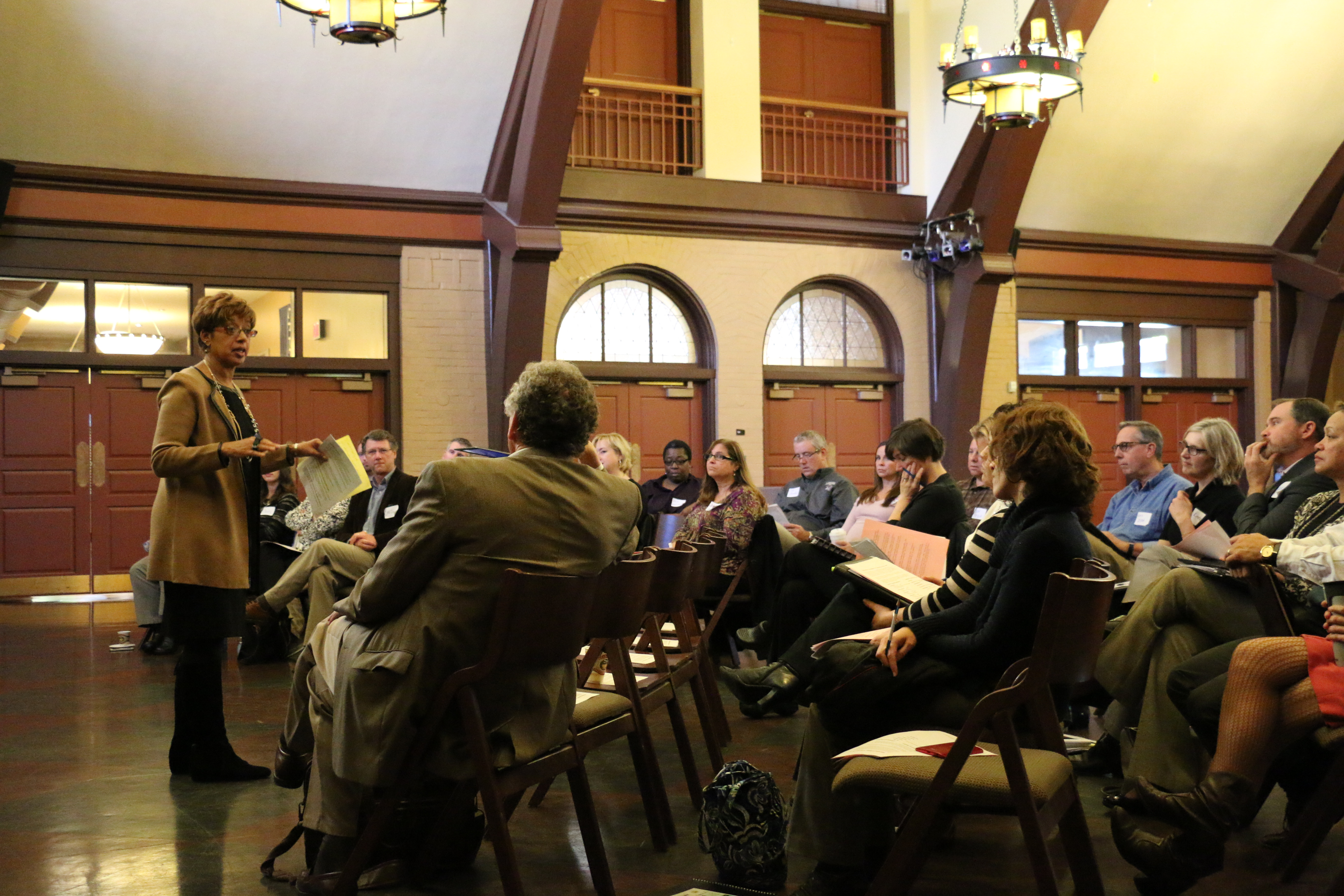 Photo of Lehigh employees attending a workshop