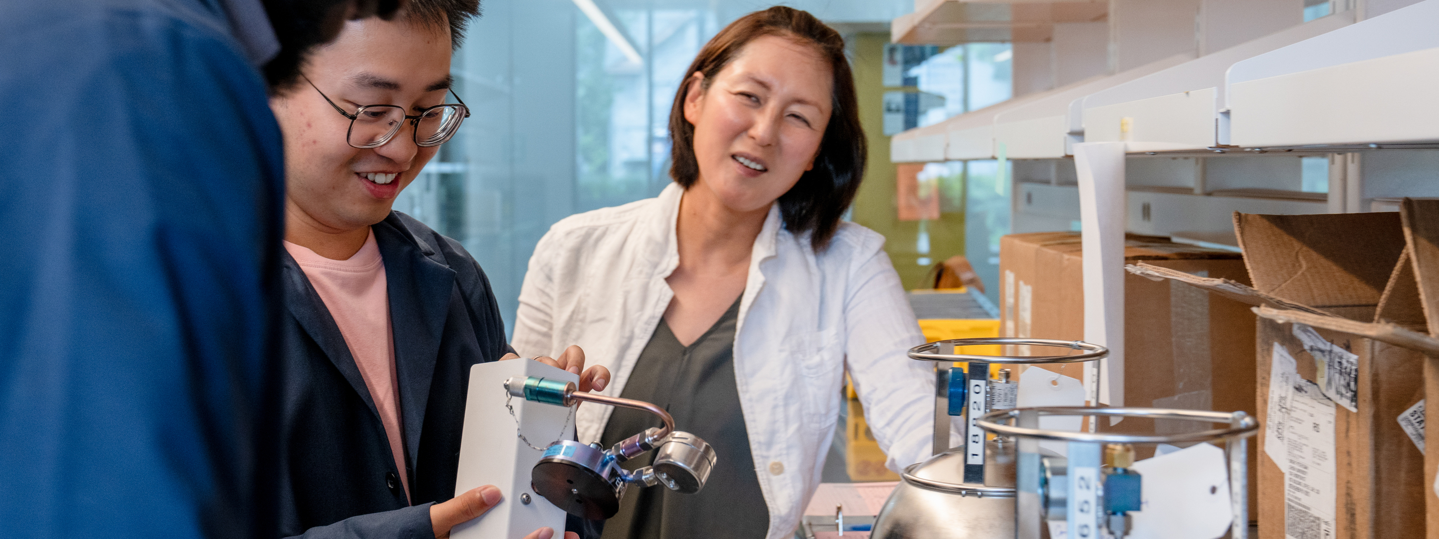 Dr. Hyunok Choi in her lab