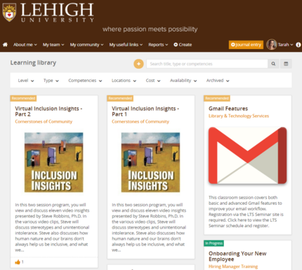 Image of PageUp learning library